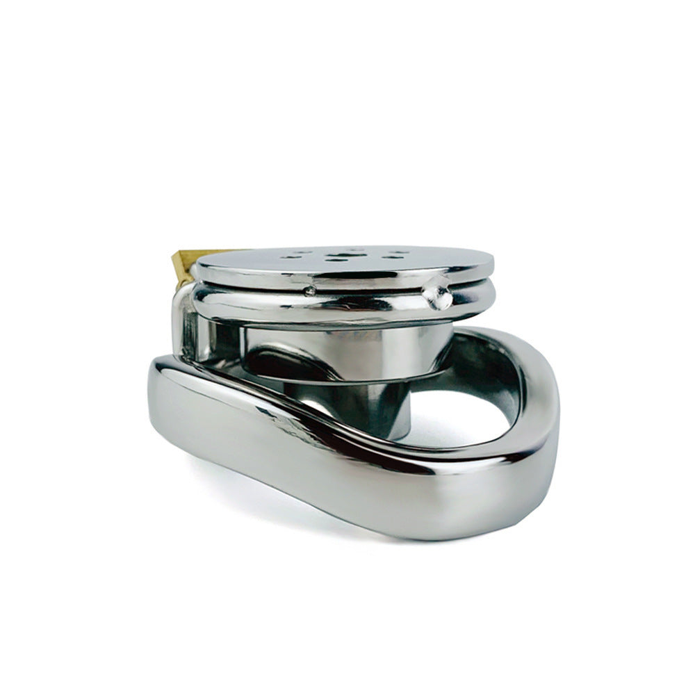 Stainless Steel Inverted Chastity Cage with Urine Hole