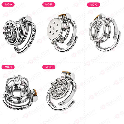 Tortured In Chastity - Spiked Series (Adjustable Hinged Ring)