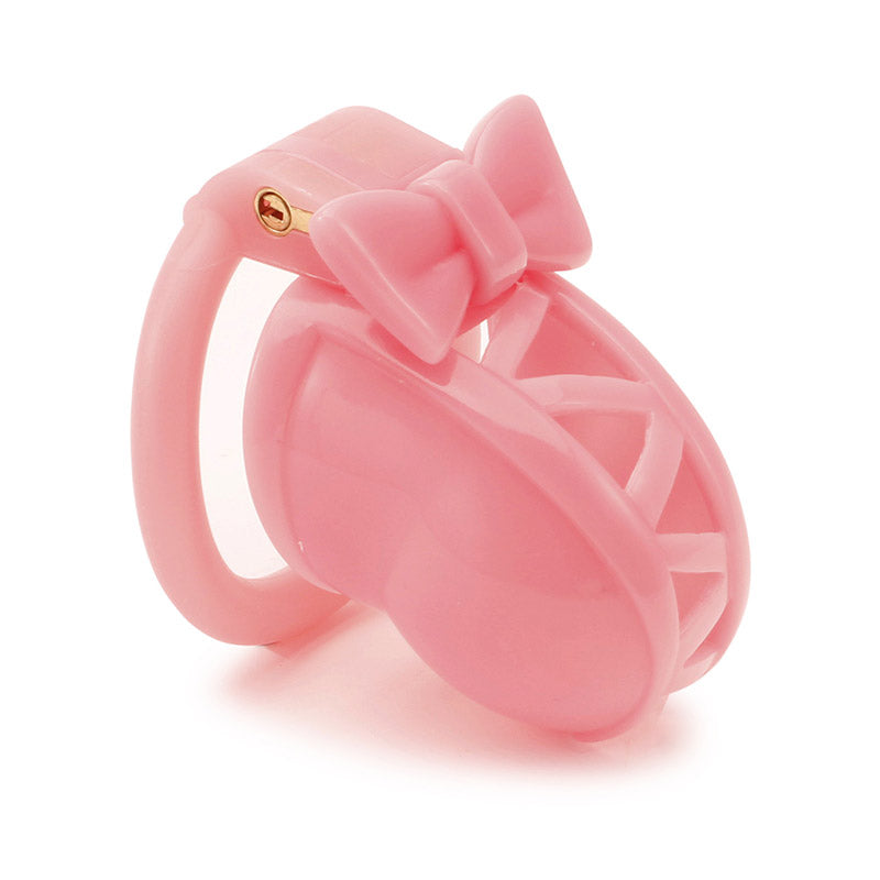 Trans in Lolita-Style Chastity Cage