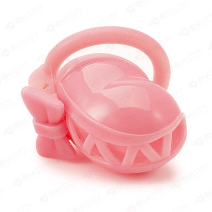 Trans in Lolita-Style Chastity Cage
