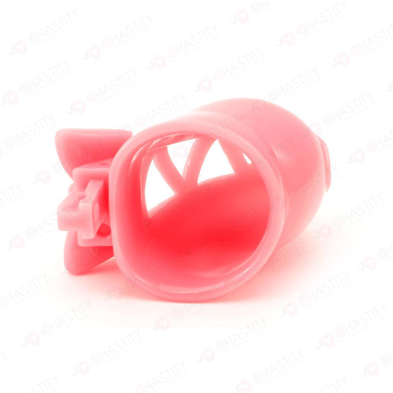 Trans in Lolita-Style Chastity Cage