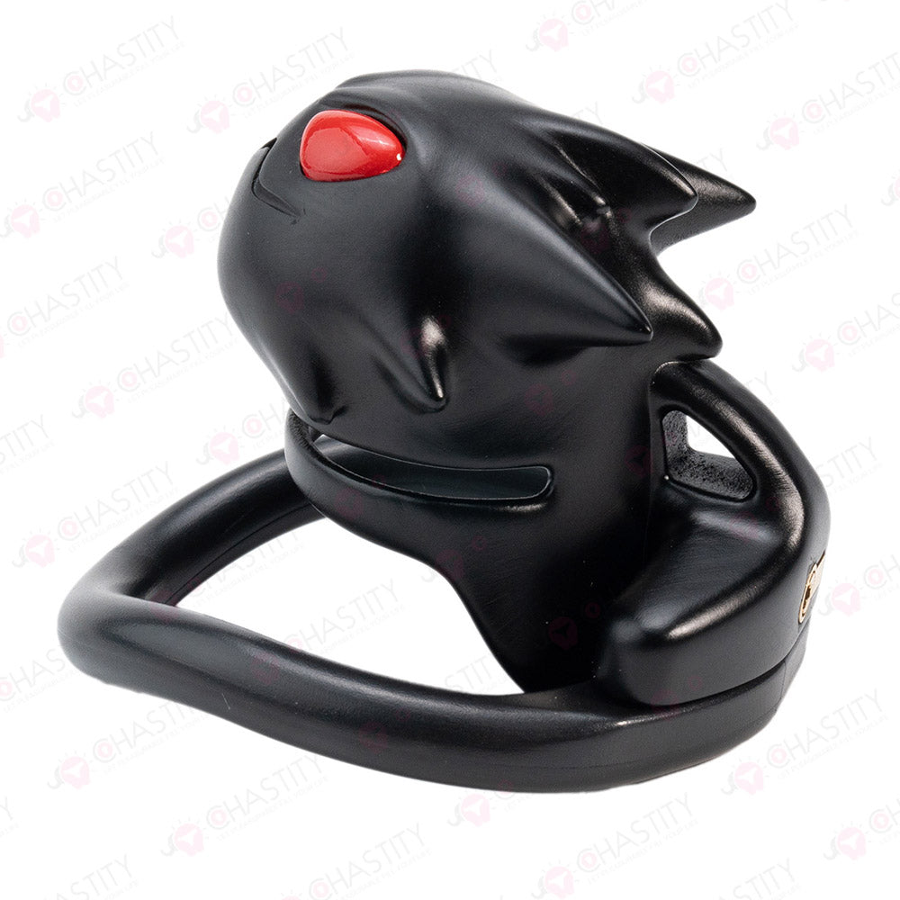 Troublemaker Imp Black Plastic Chastity Cage
