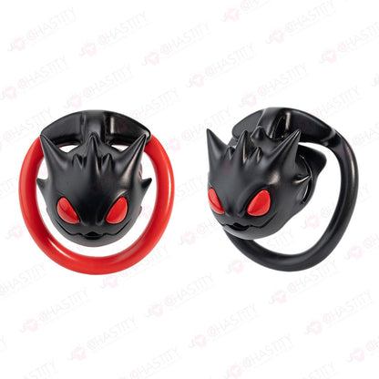 Troublemaker Imp Black Plastic Chastity Cage