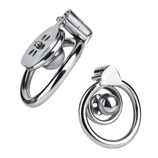 Micro Inverted Chastity Cage with Metal Ball