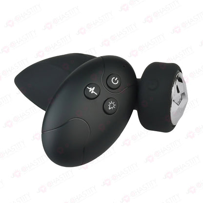 Vibrating Rainbow Light Up Butt Plug
