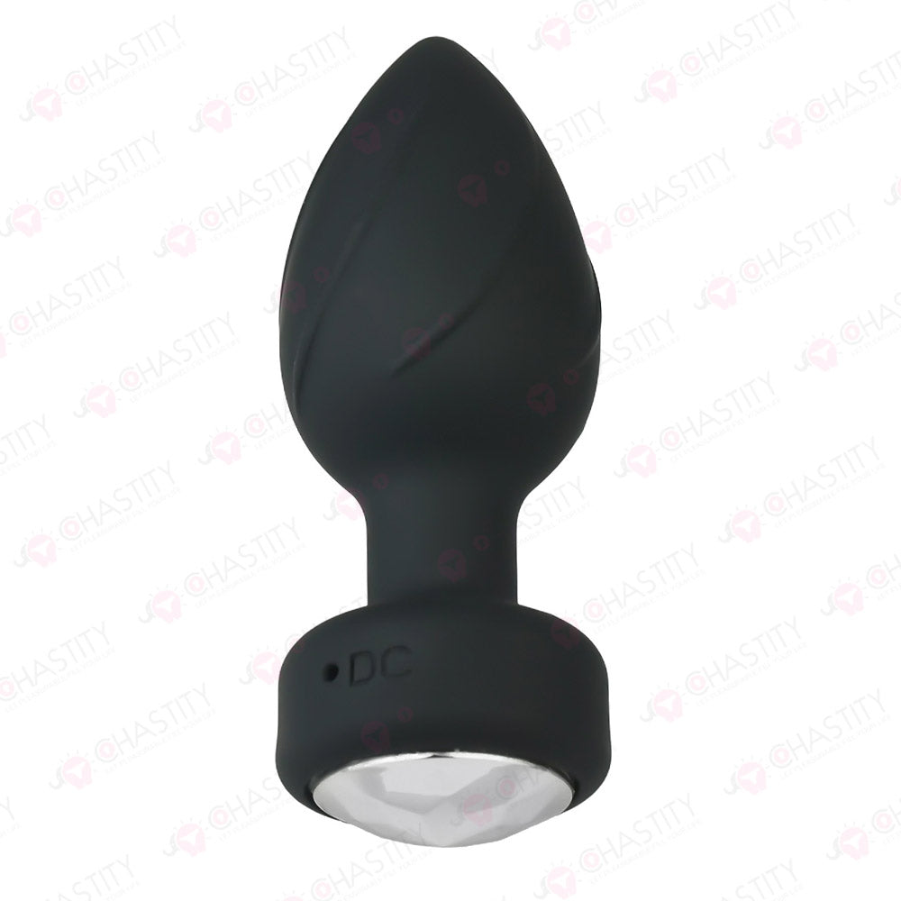 Vibrating Rainbow Light Up Butt Plug