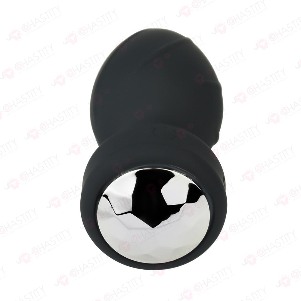 Vibrating Rainbow Light Up Butt Plug