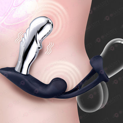 Vibration & Electric Shock Remote Control Prostate Massager