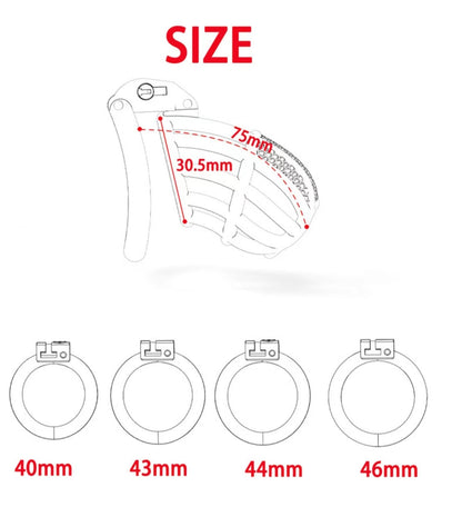Mesh Honeycomb Chastity Lock