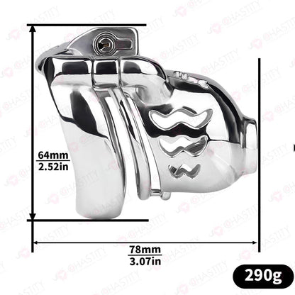 Weighted Chastity Cage Training (Removable PA)