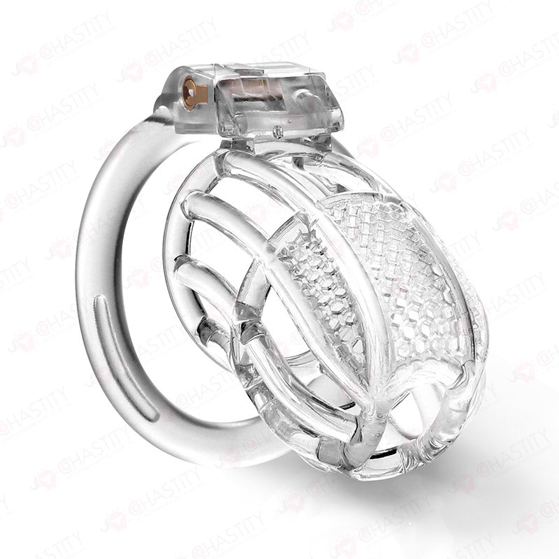 White Chastity Cage