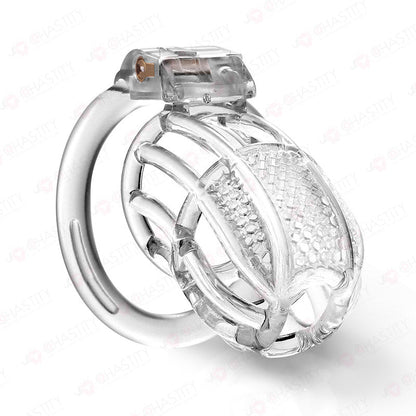 White Chastity Cage