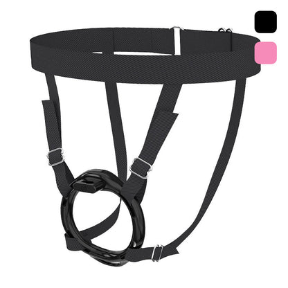 Widened Adjustable Elastic Strap For Chastity Cage