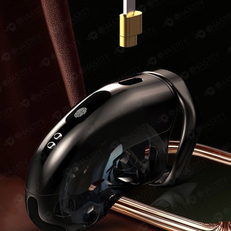Remote Control Electric Shock Chastity Cage (3 Rings)
