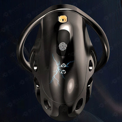 Remote Control Electric Shock Chastity Cage (3 Rings)