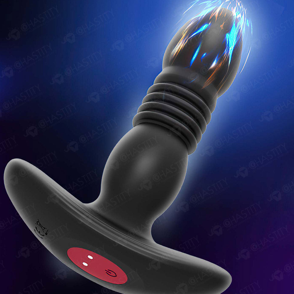 Wireless Remote Vibrating & Telescopic Butt Plug