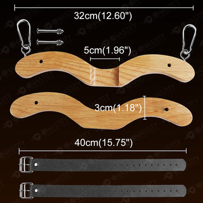 Wooden Scrotal Clamp