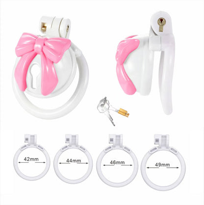 Bell Bow ABS Chastity Cage