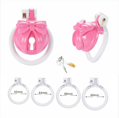 Bell Bow ABS Chastity Cage