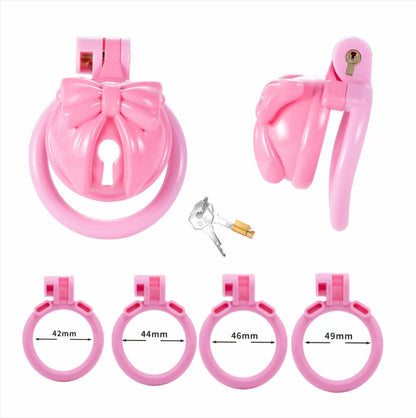 Bell Bow ABS Chastity Cage