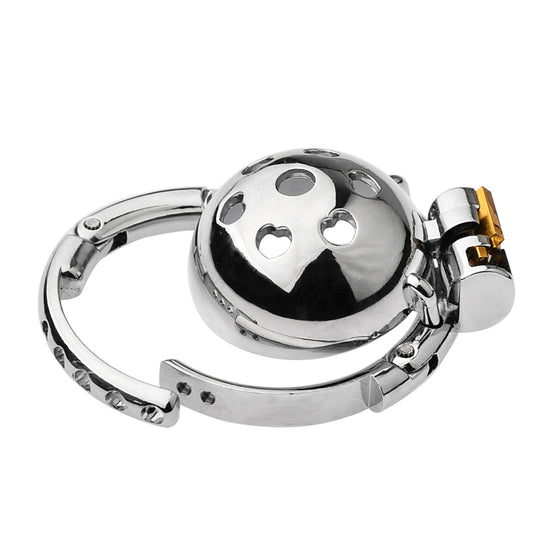 Adjustable Bell Flat Chastity Cage - 1