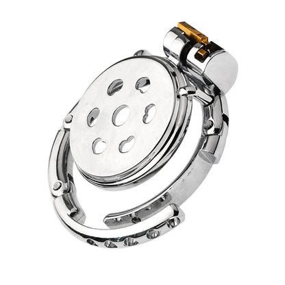 Adjustable Heart Shaped Flat Chastity Cage - 5