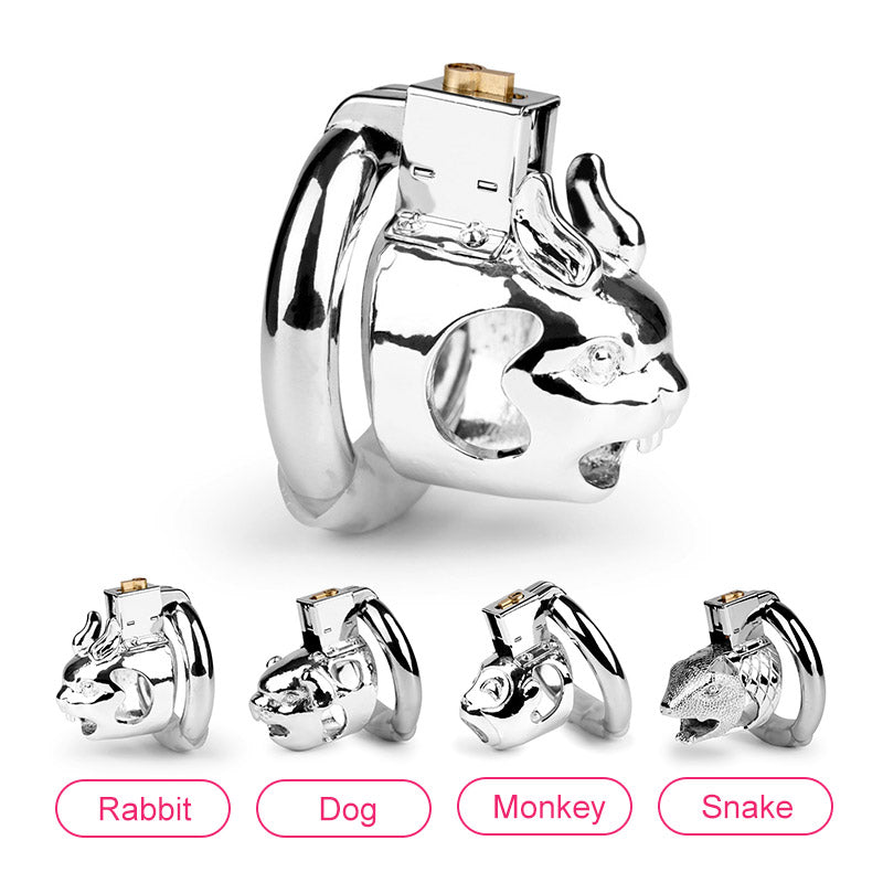 Animal Chastity Cage (3 Rings)