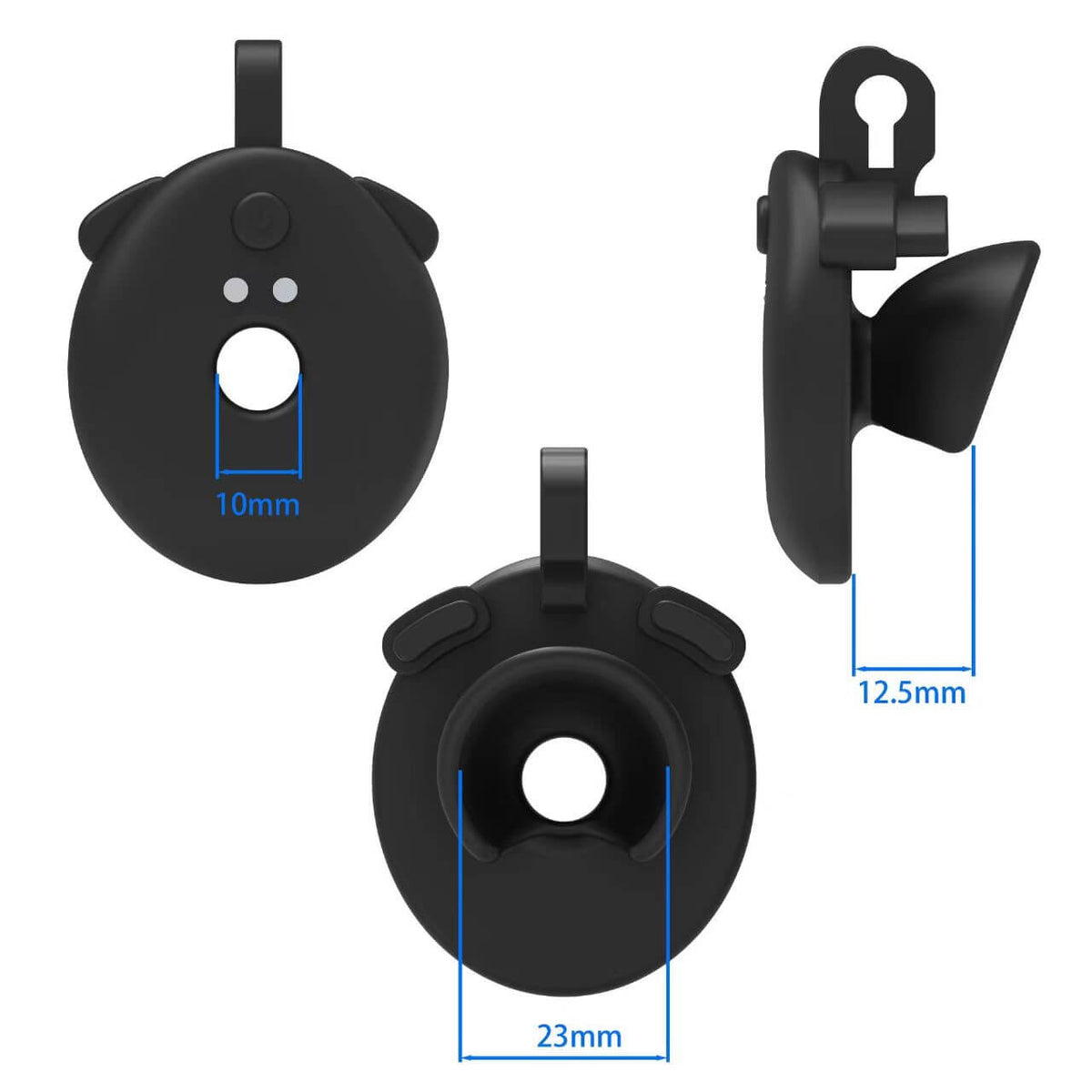 App-Controlled Vibrating Flat Chastity Cage