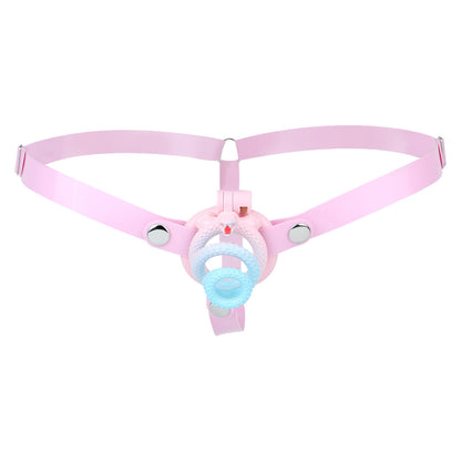 Comfortable Silicone Strap for Male Chastity Cages