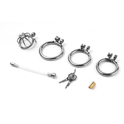 BDSM Cock Cage (3 Rings)