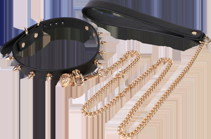 Men's Leather Bondage Corset Sexy Metal Harness for Adult Fetish Play