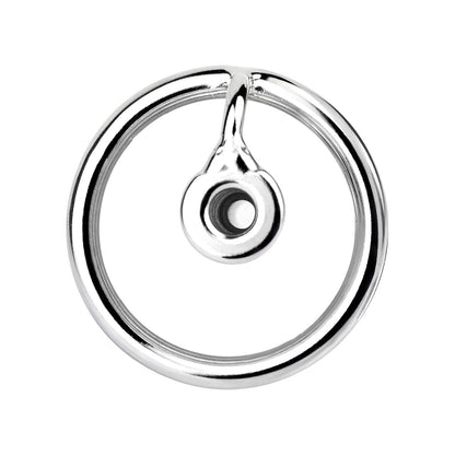Beaded Hollow Urethral Plug With Penis Ring
