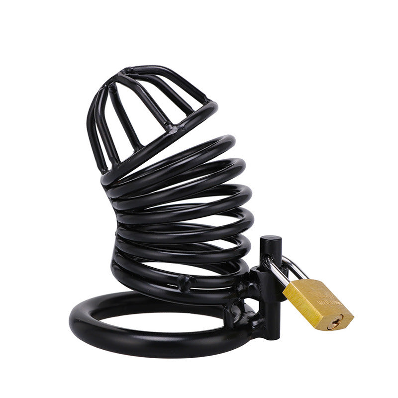 Black Chastity Device (3 Rings)