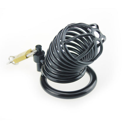 Black Chastity Device (3 Rings)