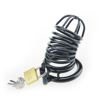 Black Chastity Device (3 Rings)