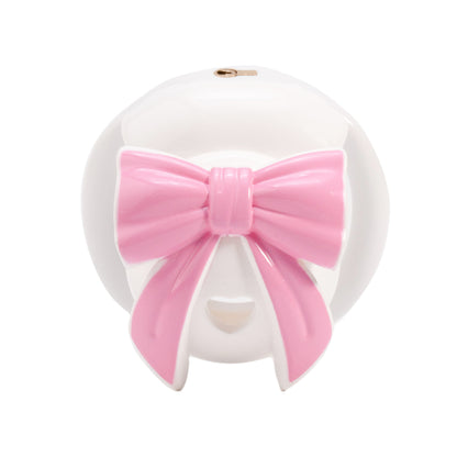 Invisible Bowknot Lid Chastity Cage