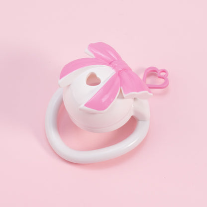 Invisible Bowknot Lid Chastity Cage