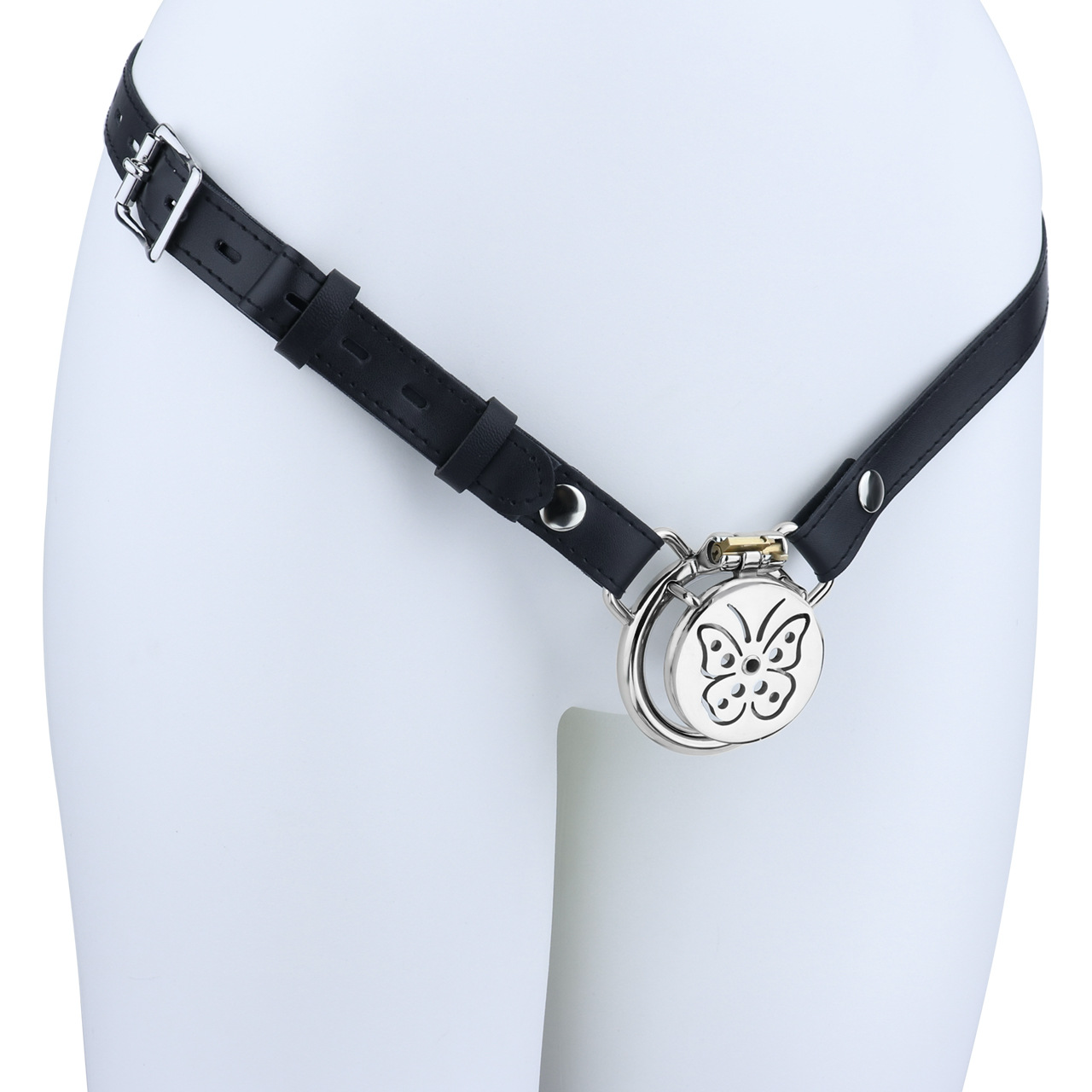 Sissy Butterfly Flat Chastity Cage