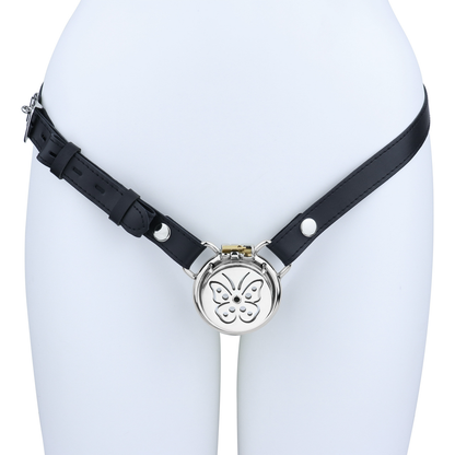 Sissy Butterfly Flat Chastity Cage