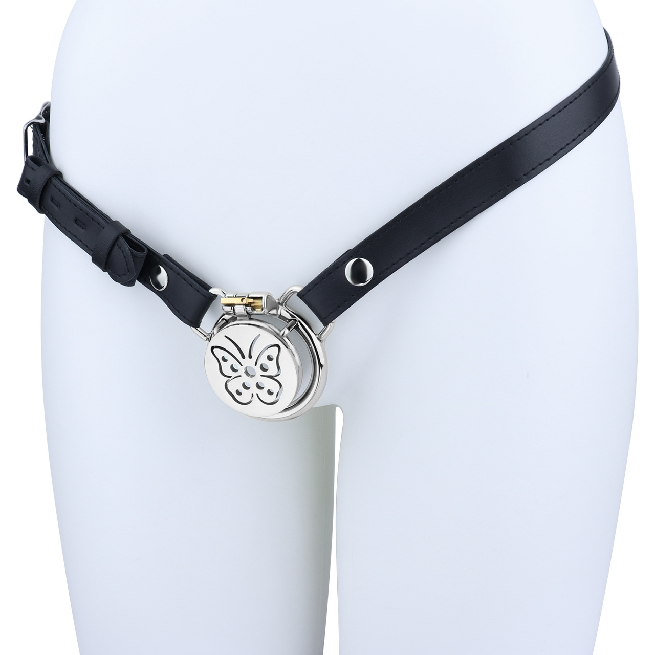 Sissy Butterfly Flat Chastity Cage