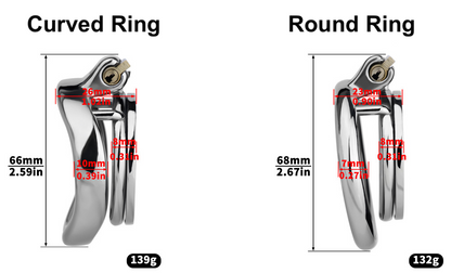 Sissy Butterfly Flat Chastity Cage