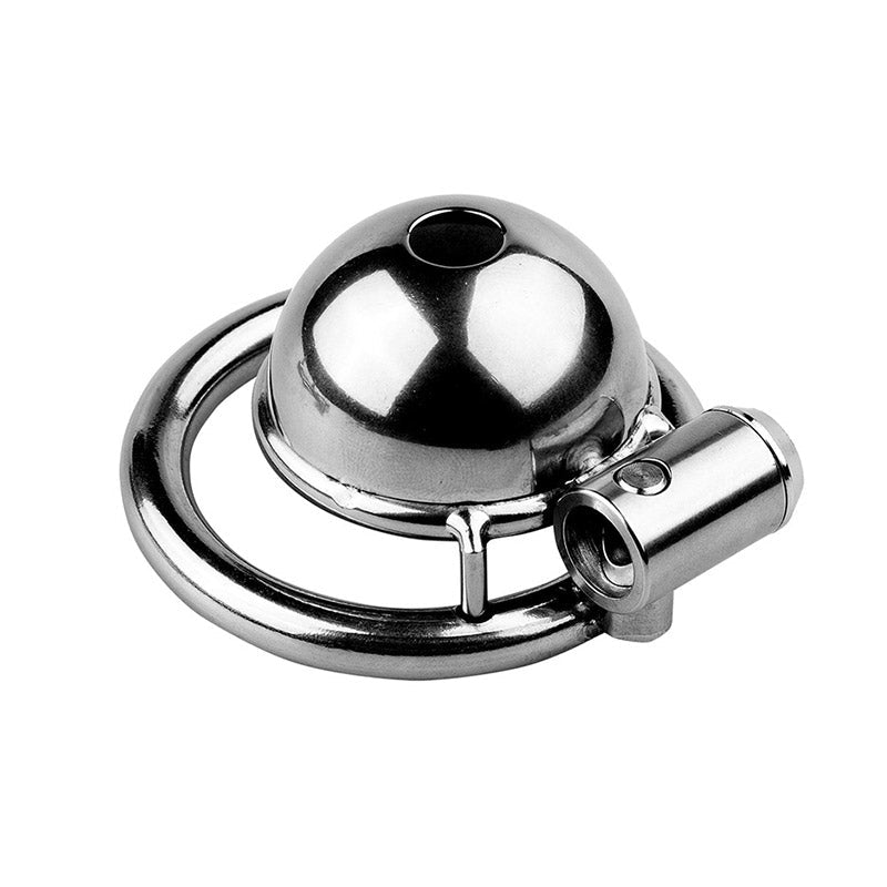 Button Chastity Cage (3 Rings)