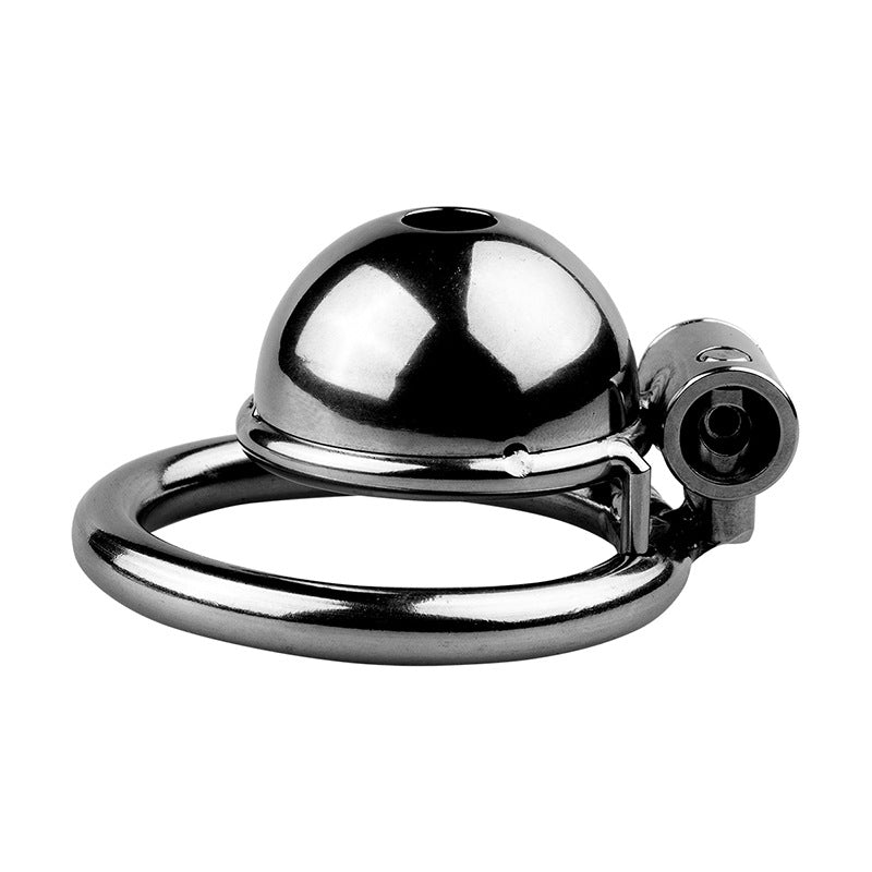 Button Chastity Cage (3 Rings)