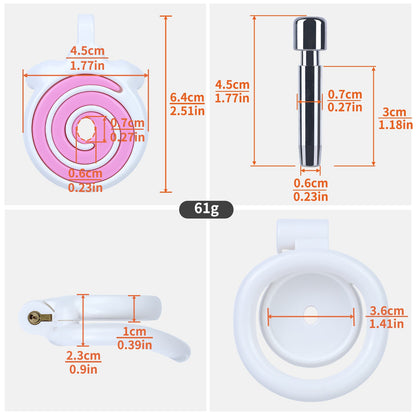 Pink cage and optional catheter measurements