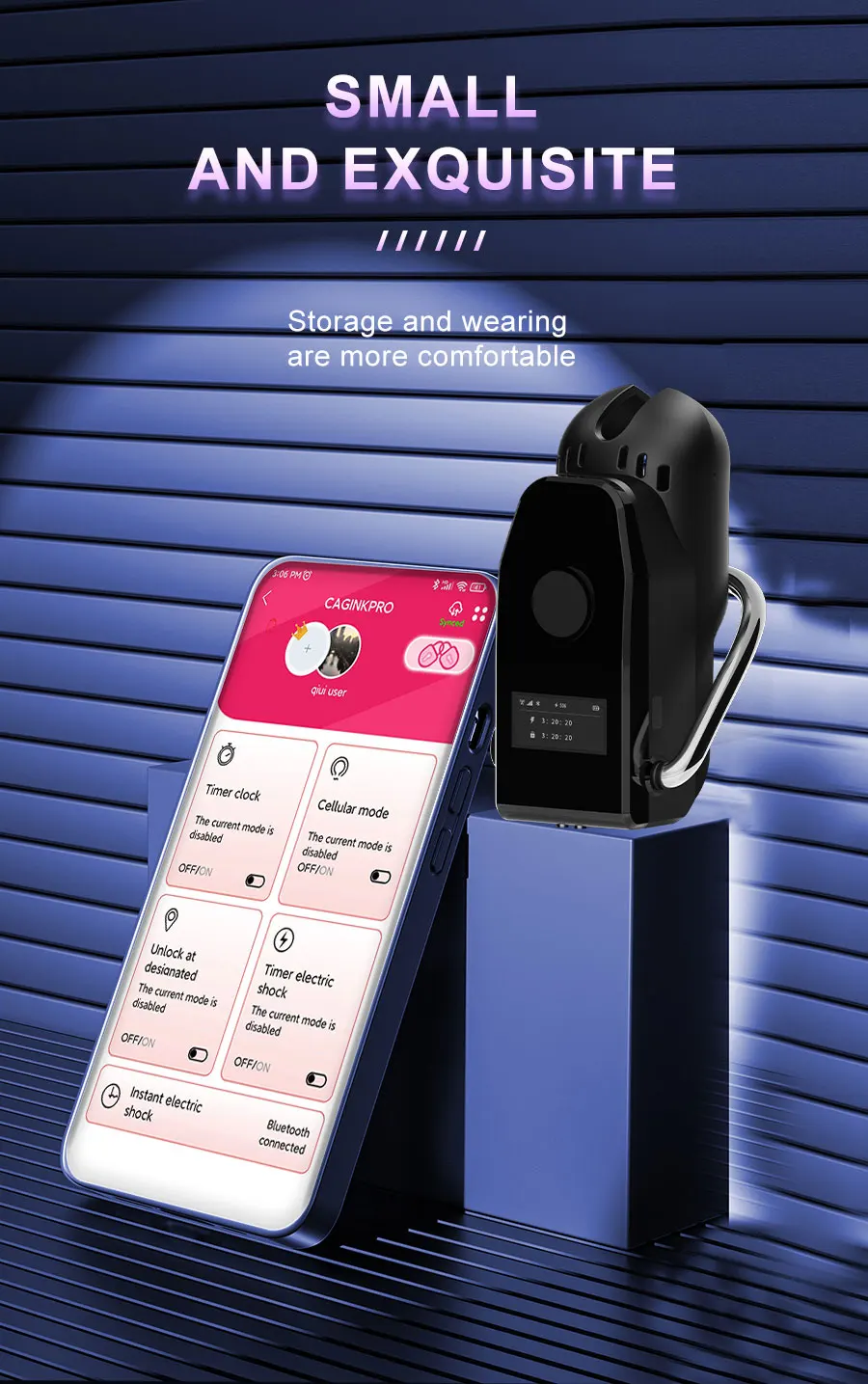 NEW Cellmate 3  Electric Shock Vibrating Male Chastity Cage