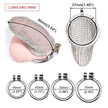 Chainmail Chastity Cage