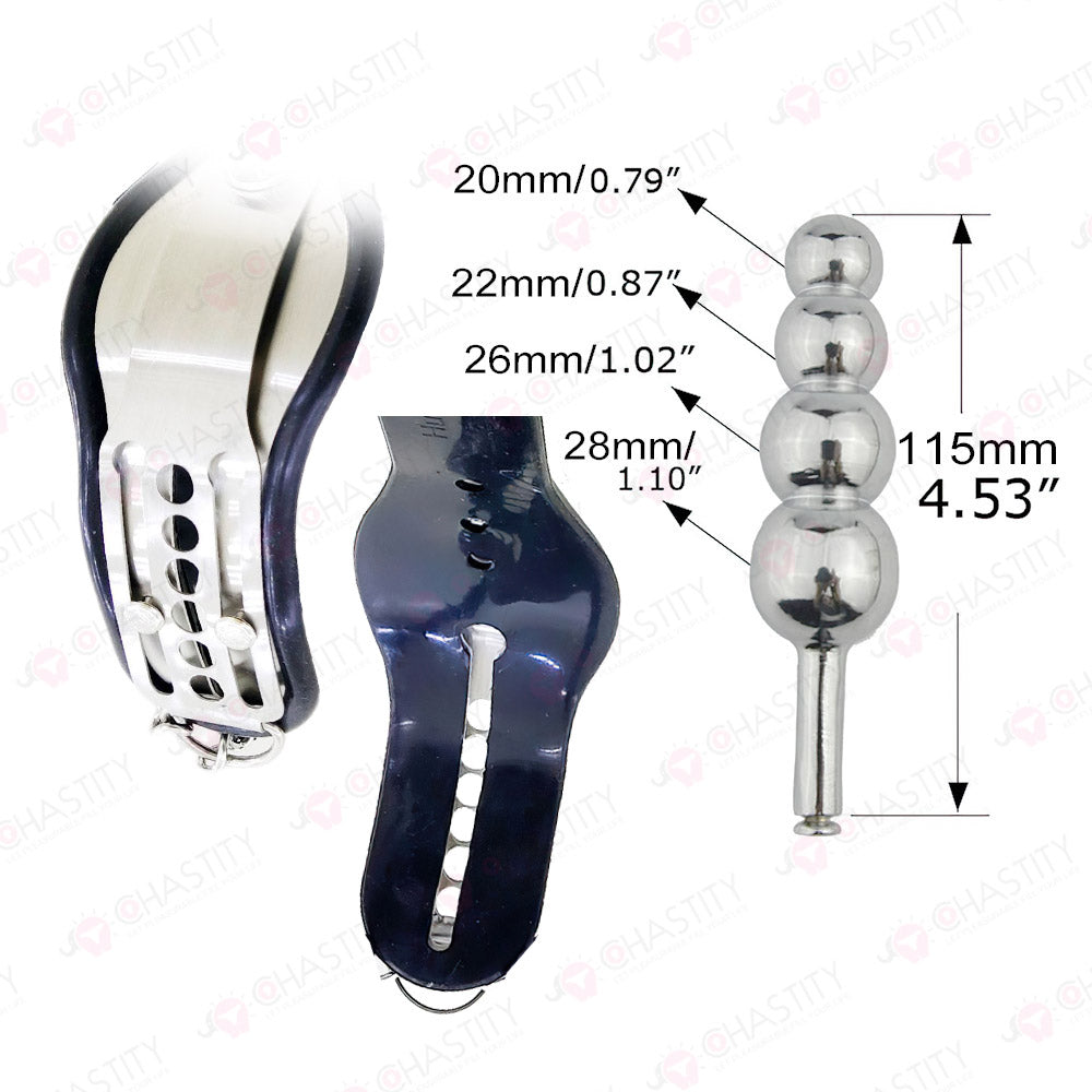 Chastity Belt With Vaginal Plug