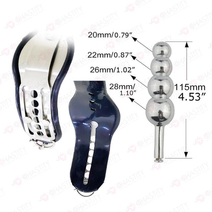 Chastity Belt With Vaginal Plug