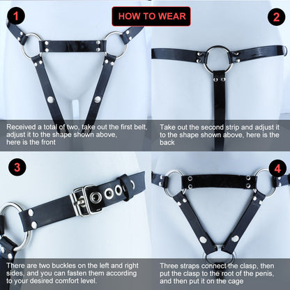 Chastity Cage Belt