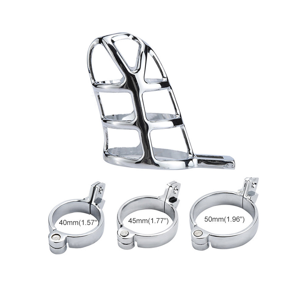 Chastity Cage Lock (3 Rings)
